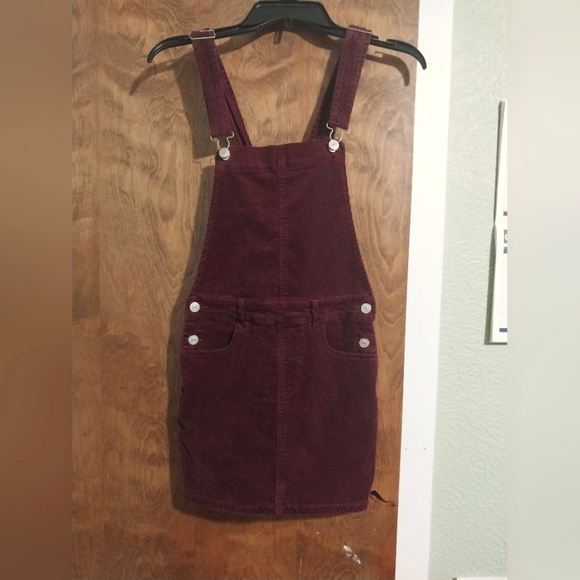 Corduroy Overall Dress / Jumper Juniors Small '90s style by Love Tree - Picture 1 of 6